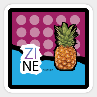Pineaple - Zine Culture Sticker